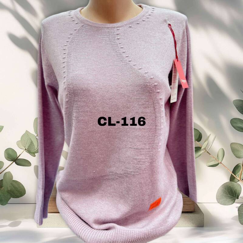 Swetry damskie Roz M-2XL. 1 kolor. Paczka 10 szt